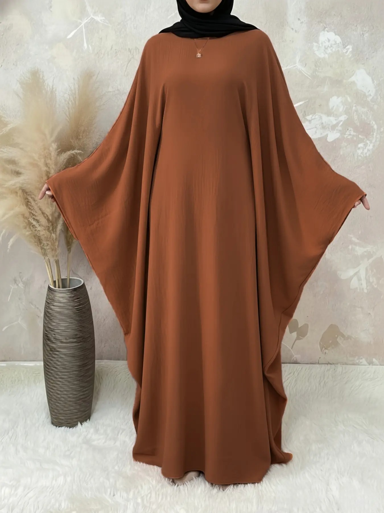 Elegant Modest Maxi Abaya Dress – Loose Fit, Long Sleeve, Everyday Comfort