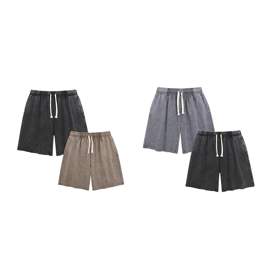 Women's Shorts Athletic Vintage Short Cotton Heavyweight Elastic Waist Streetwear Sweatpants.