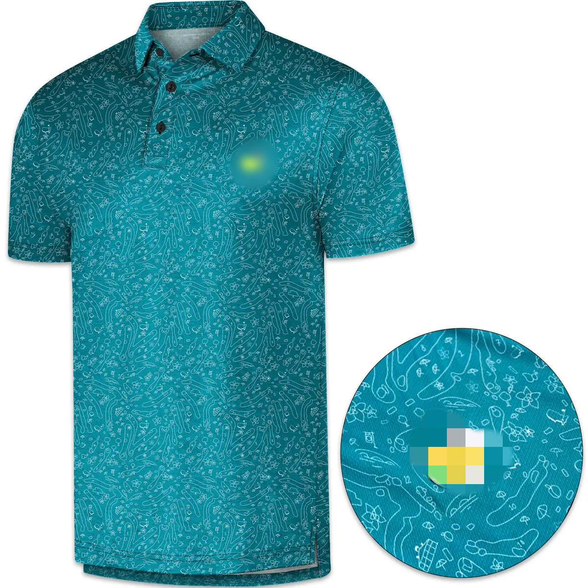 Mens Golf Polo Shirt