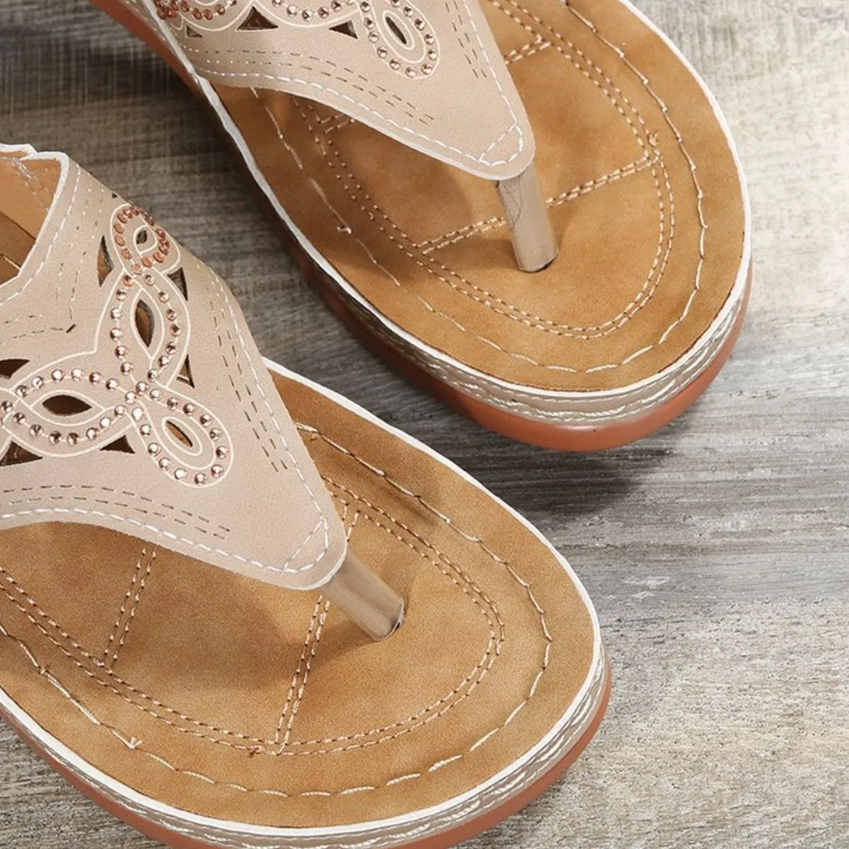 Toe Post Platform Sandals (multiple color options)