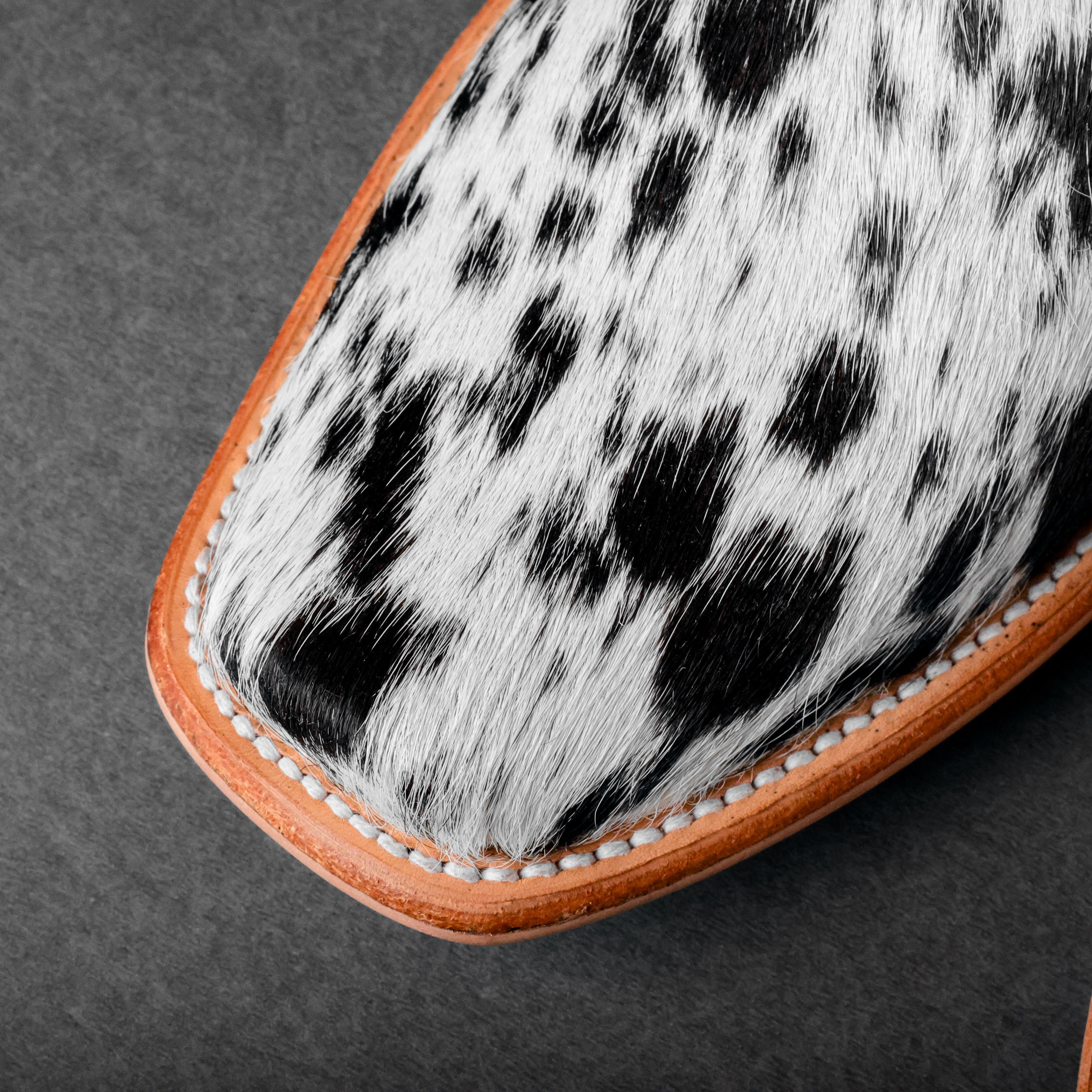 Genuine Cowhide Boots - Cutter Toe