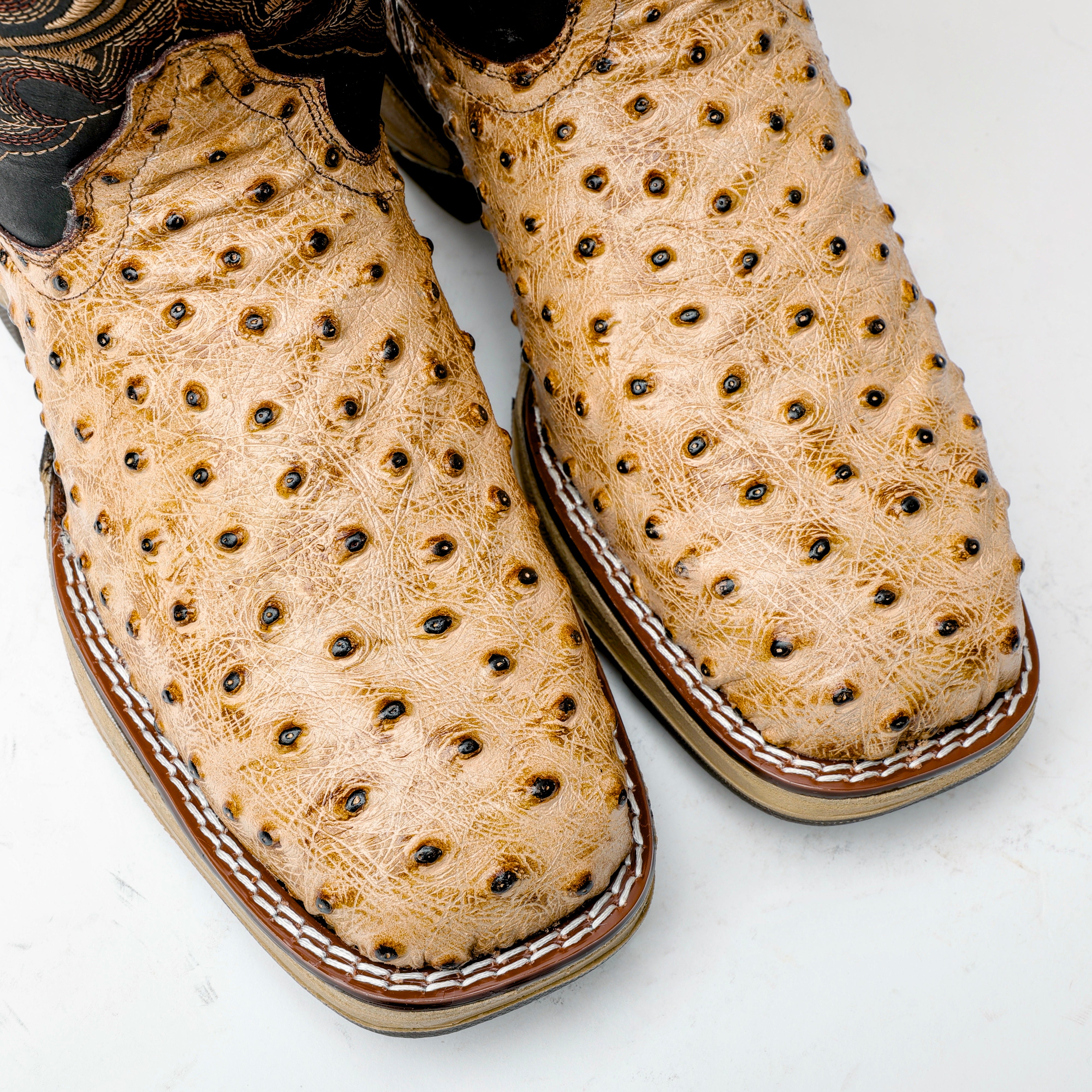 Orix Ostrich Boots With 3D Lightweight Sole - Composite Toe