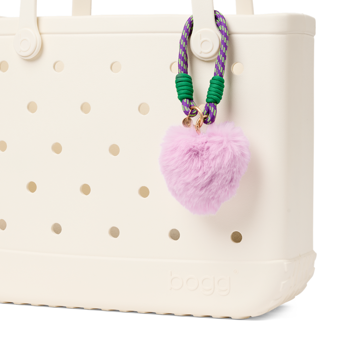 Bogg'd & Charmed  - Purple Heart Pouf