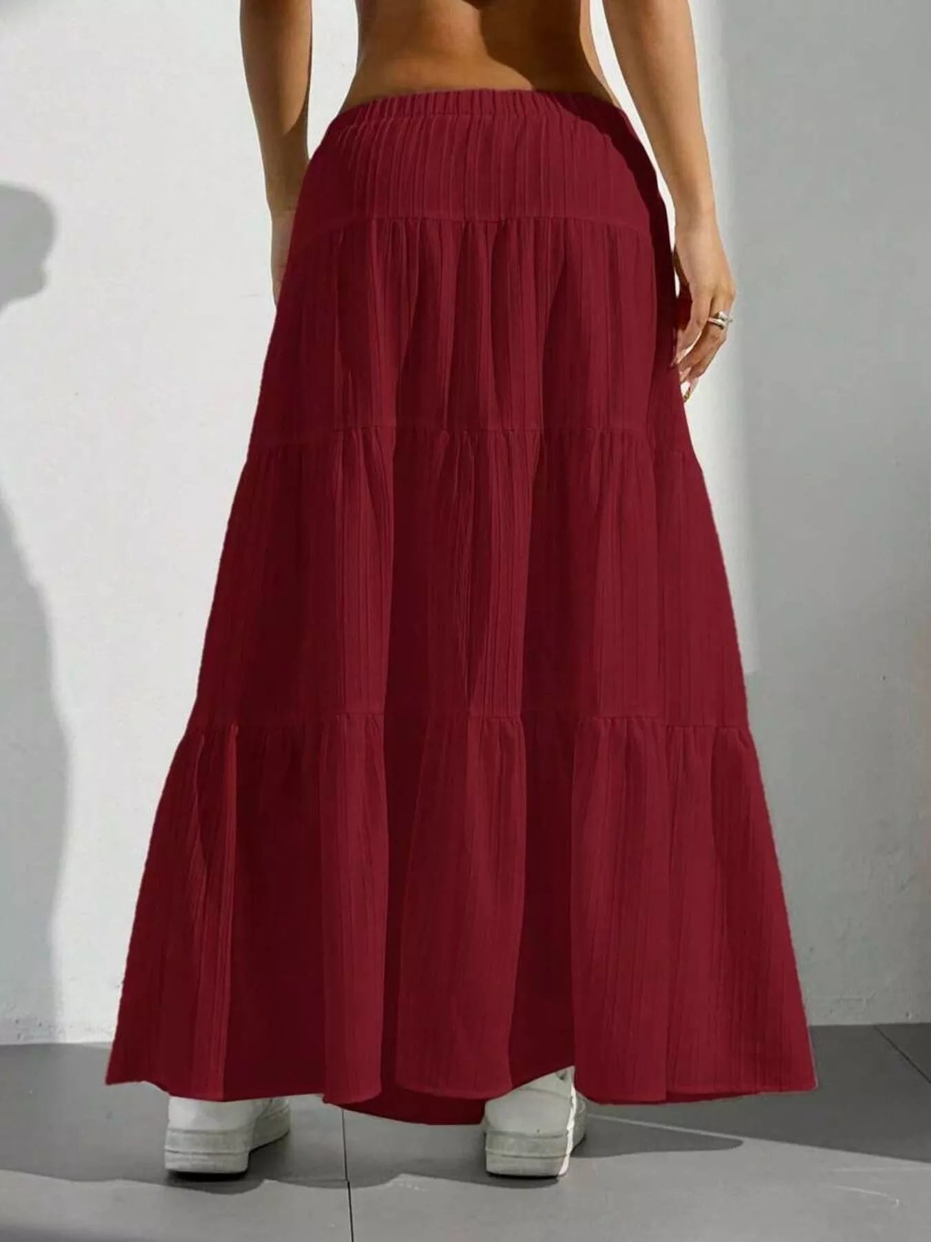 Flowy Tiered Maxi Skirt