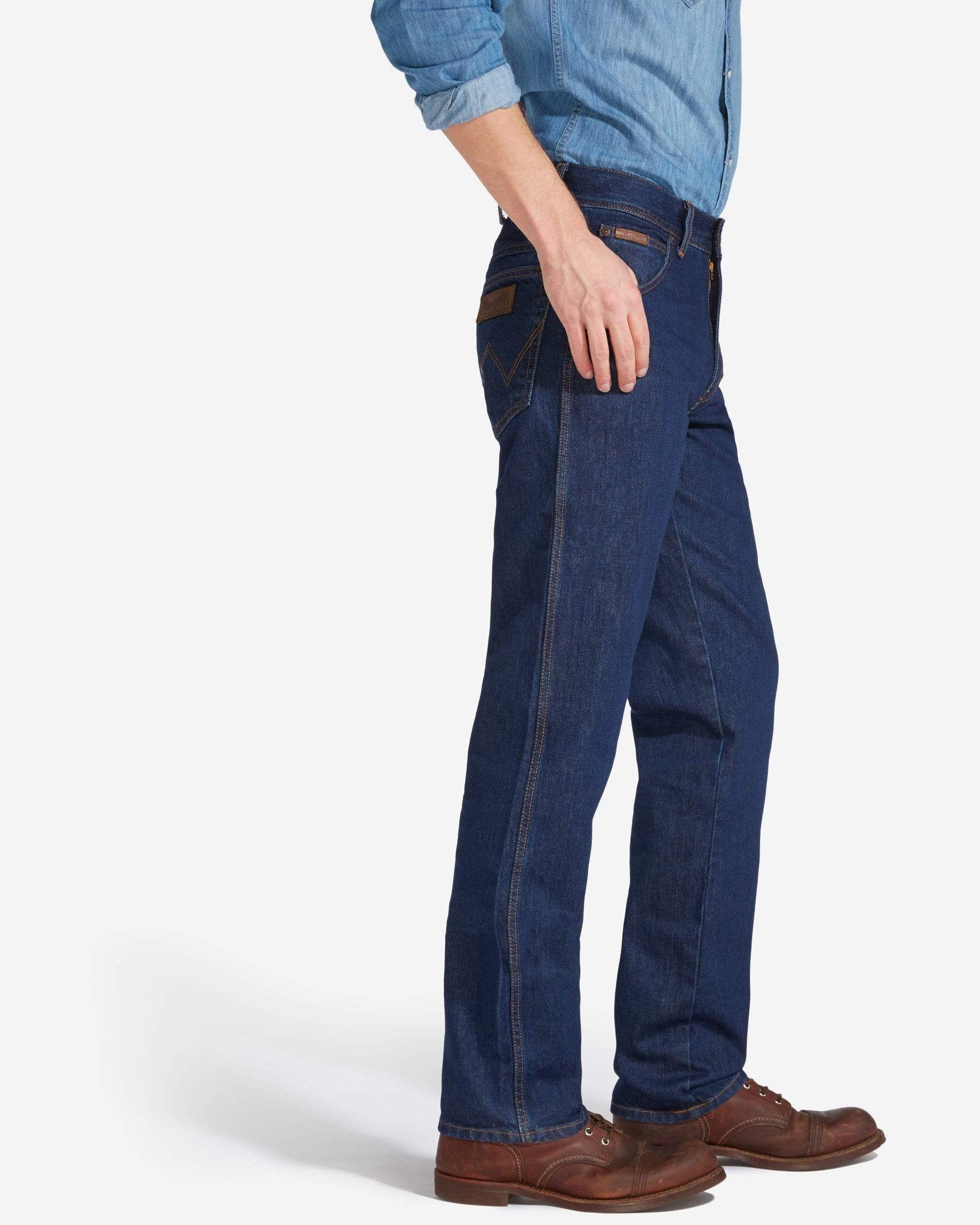 Texas Authentic Straight Mens Jeans - Darkstone