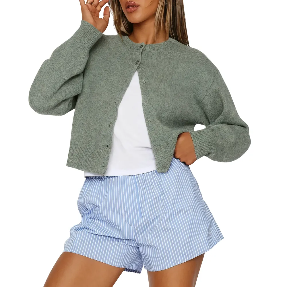 Cropped Cardigan Sweaters for Women