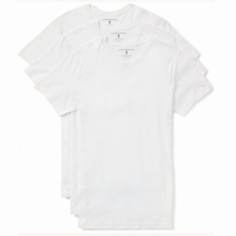 Men’s Slim Fit Crew Neck T-Shirt 3-Pack
