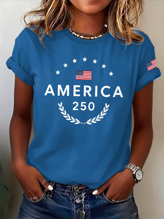 Women'S Retro American Independence Day 
