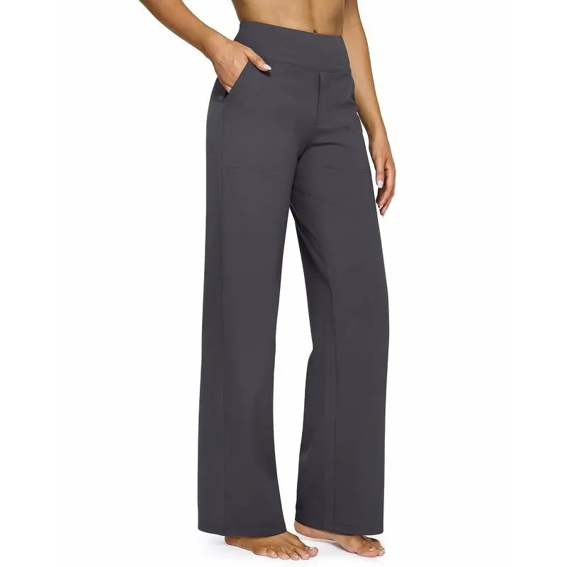 Loose High-Waist Business Casual Pants Yoga Pants Women Wide Leg Pants