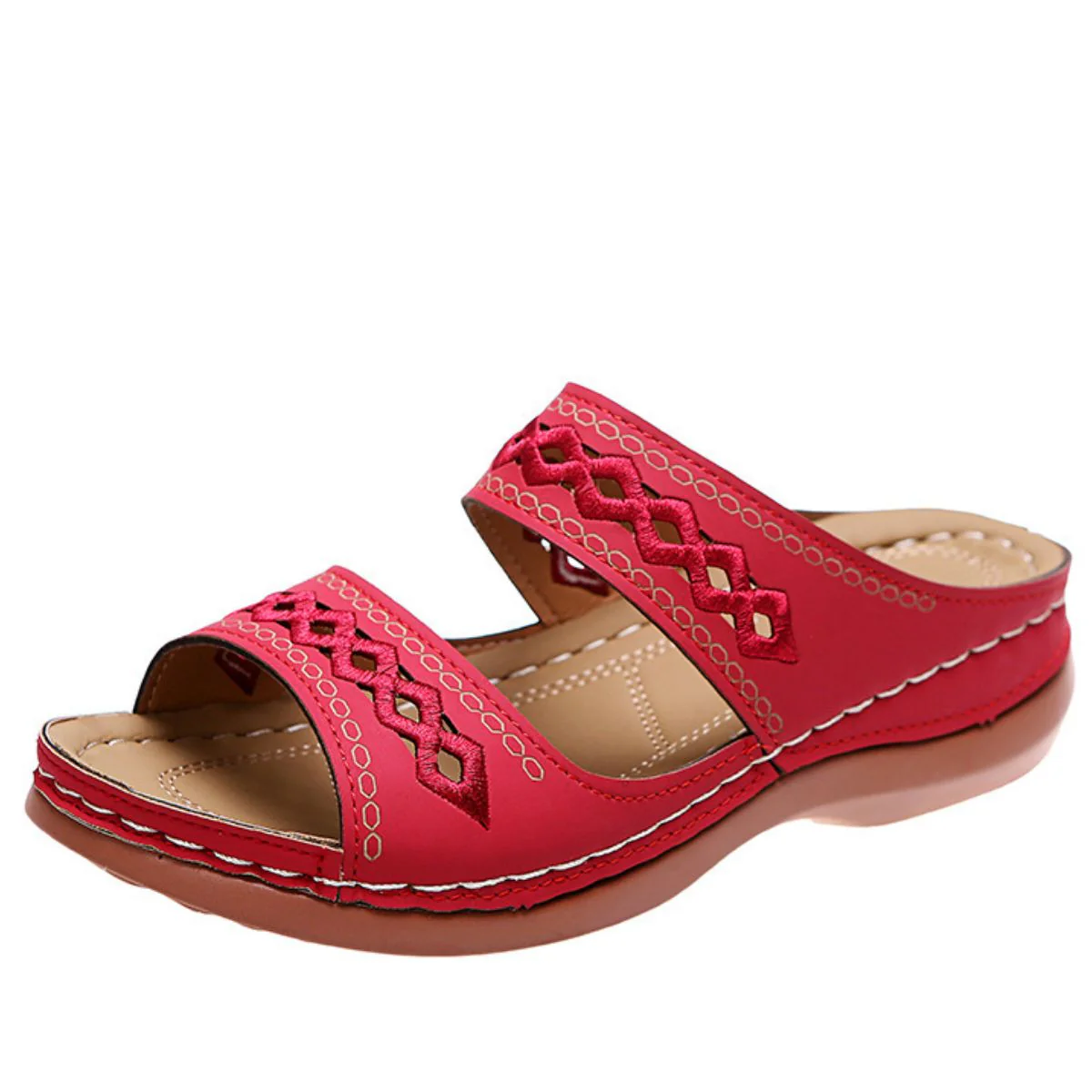 Open Toe Flats Sandals (multiple color options)