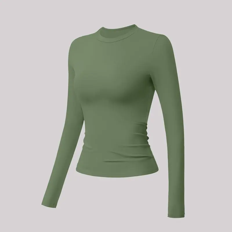 Sports Tee And Long Shirt Round Neck Slim T-shirt