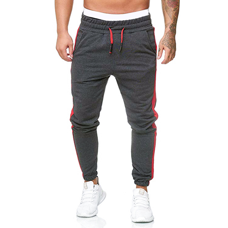 Men'S Patchwork Pocket Casual Knitted Trousers