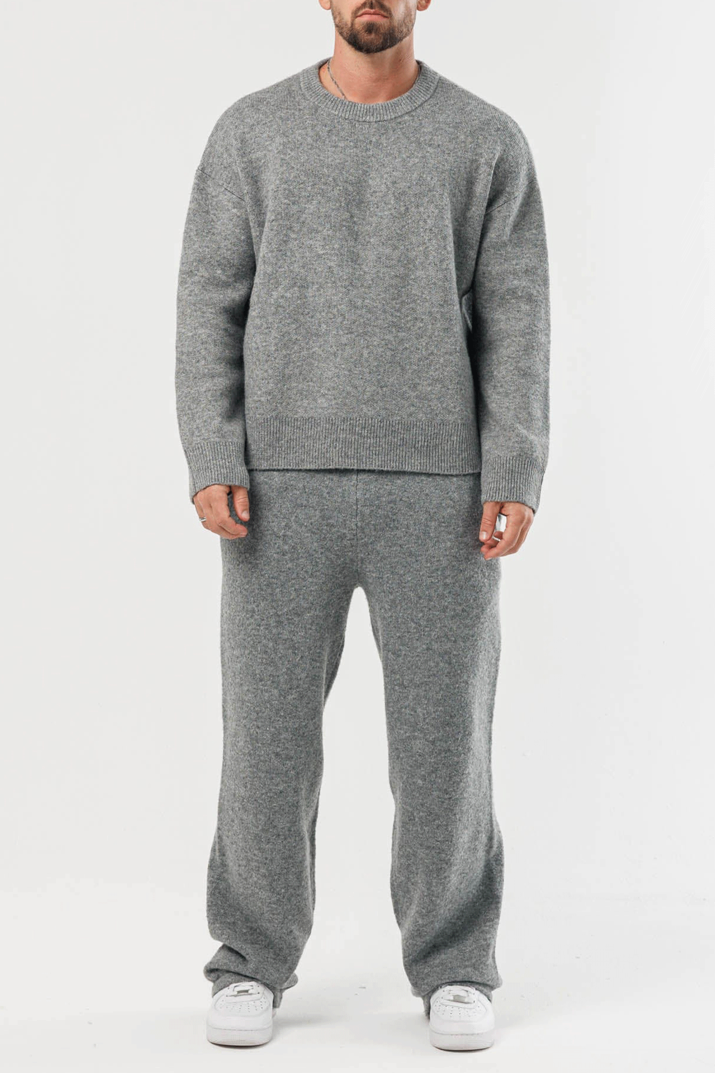 🔥Last Day Promotion!🔥Men’s Classic Knit Sweater Set – Everyday Comfort Outfit