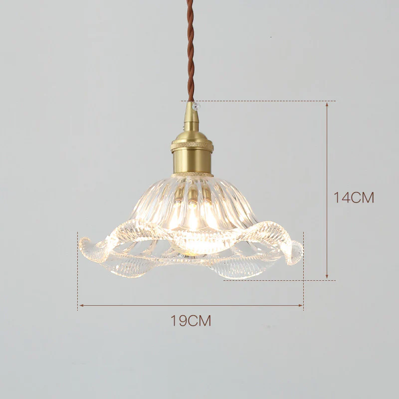 French Floral Pendant Lamps