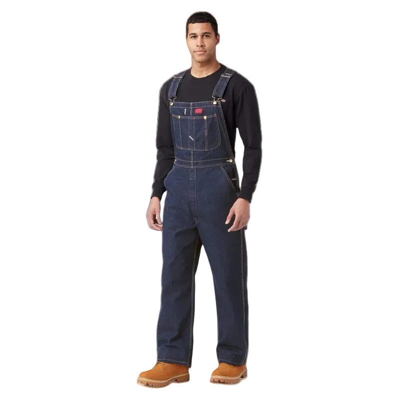 🔥Last Day Promotion!Men's Denim Bib Overalls, Workwear with Adjustable Straps and Convenient Tool Pockets