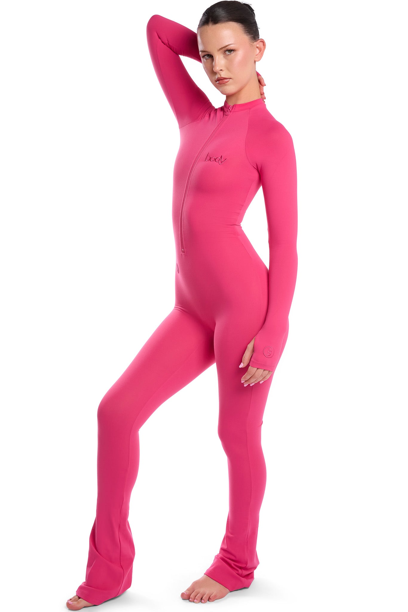 BASICS JUMPSUIT (STRAWBERRY PINK)