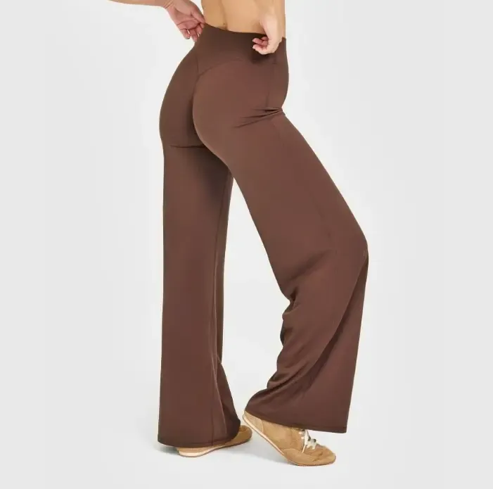Straight Leg Bottoms Casual Pants