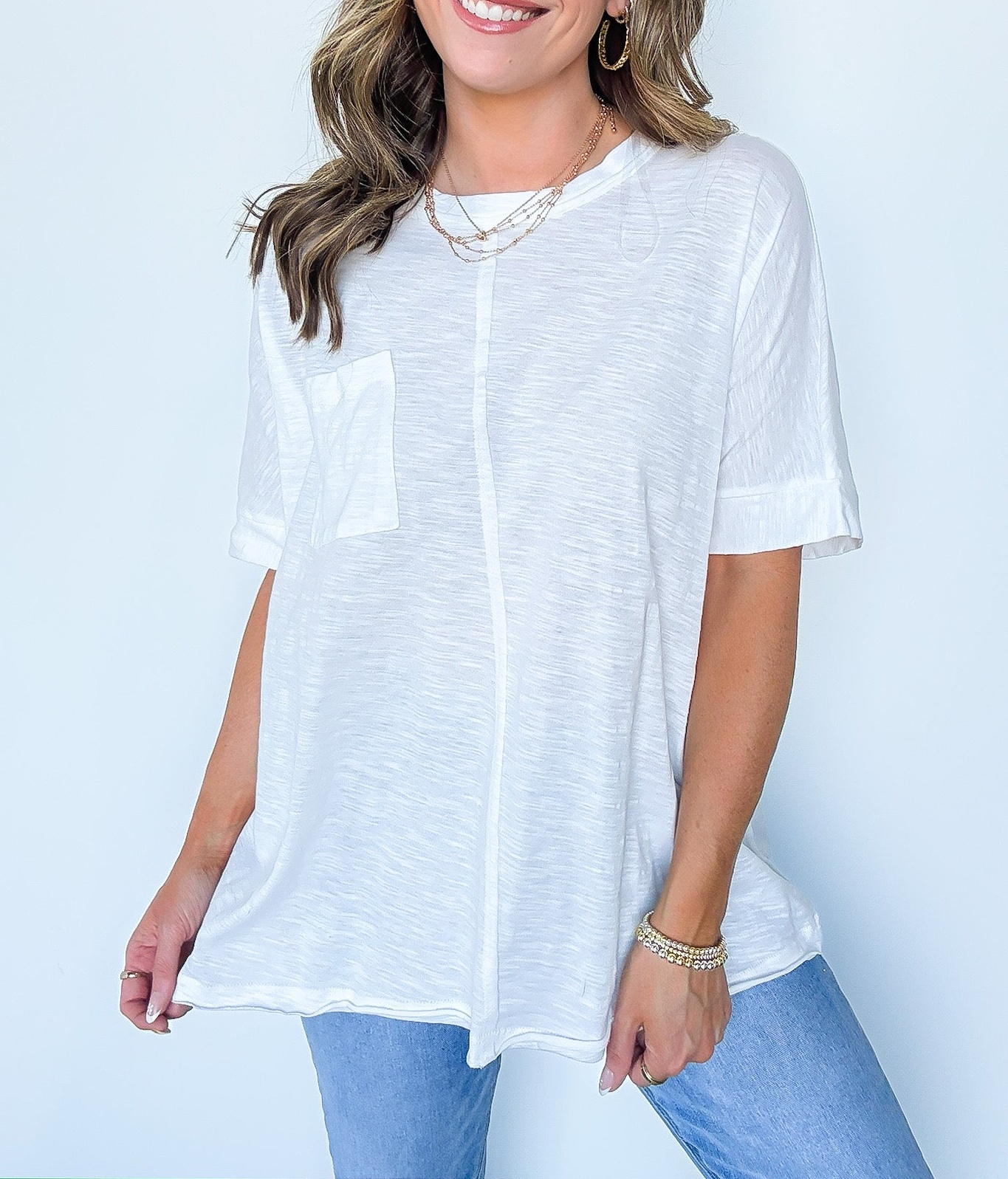 Live in Comfort Relaxed Pocket Tee