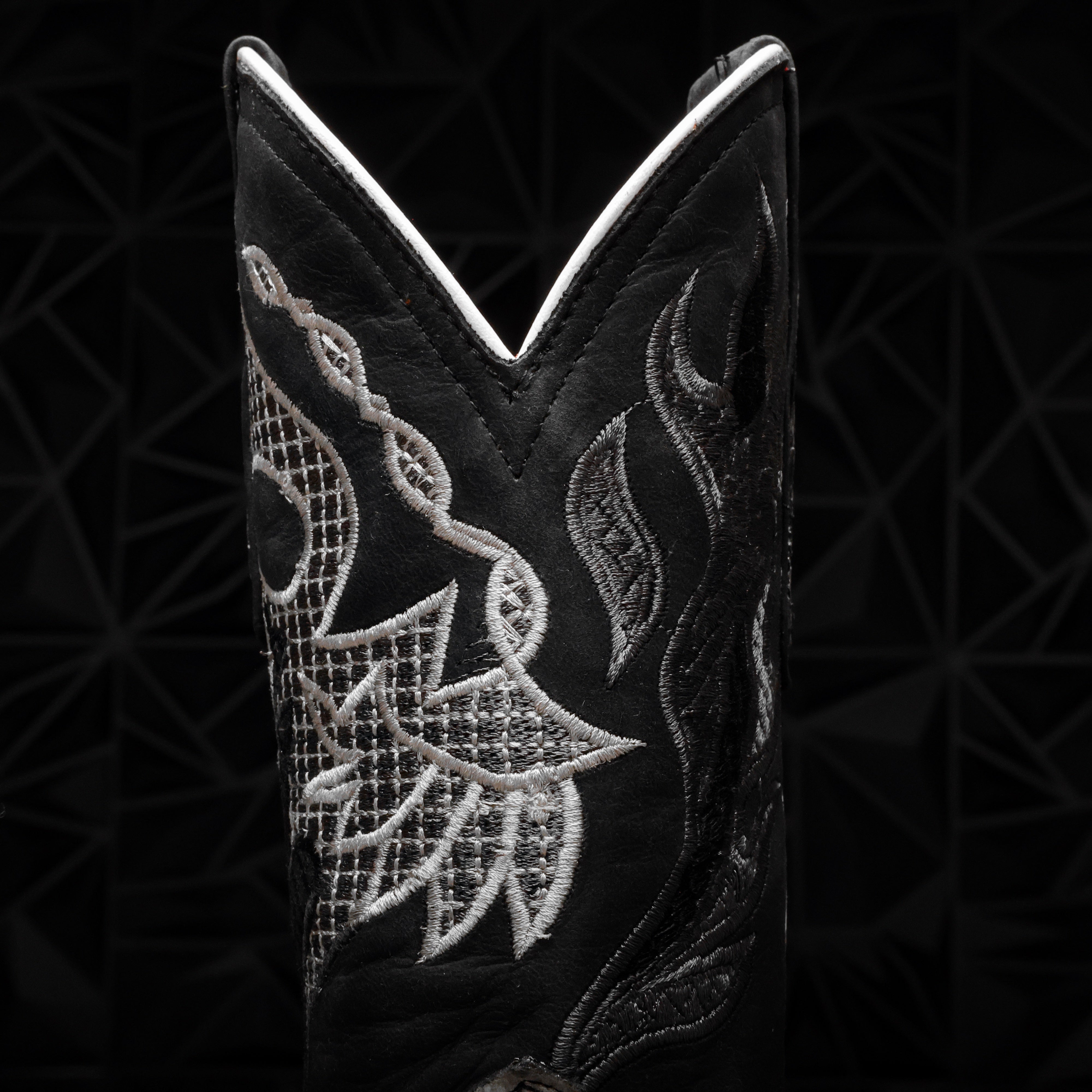 Natural Python Leather Boots - Square Toe