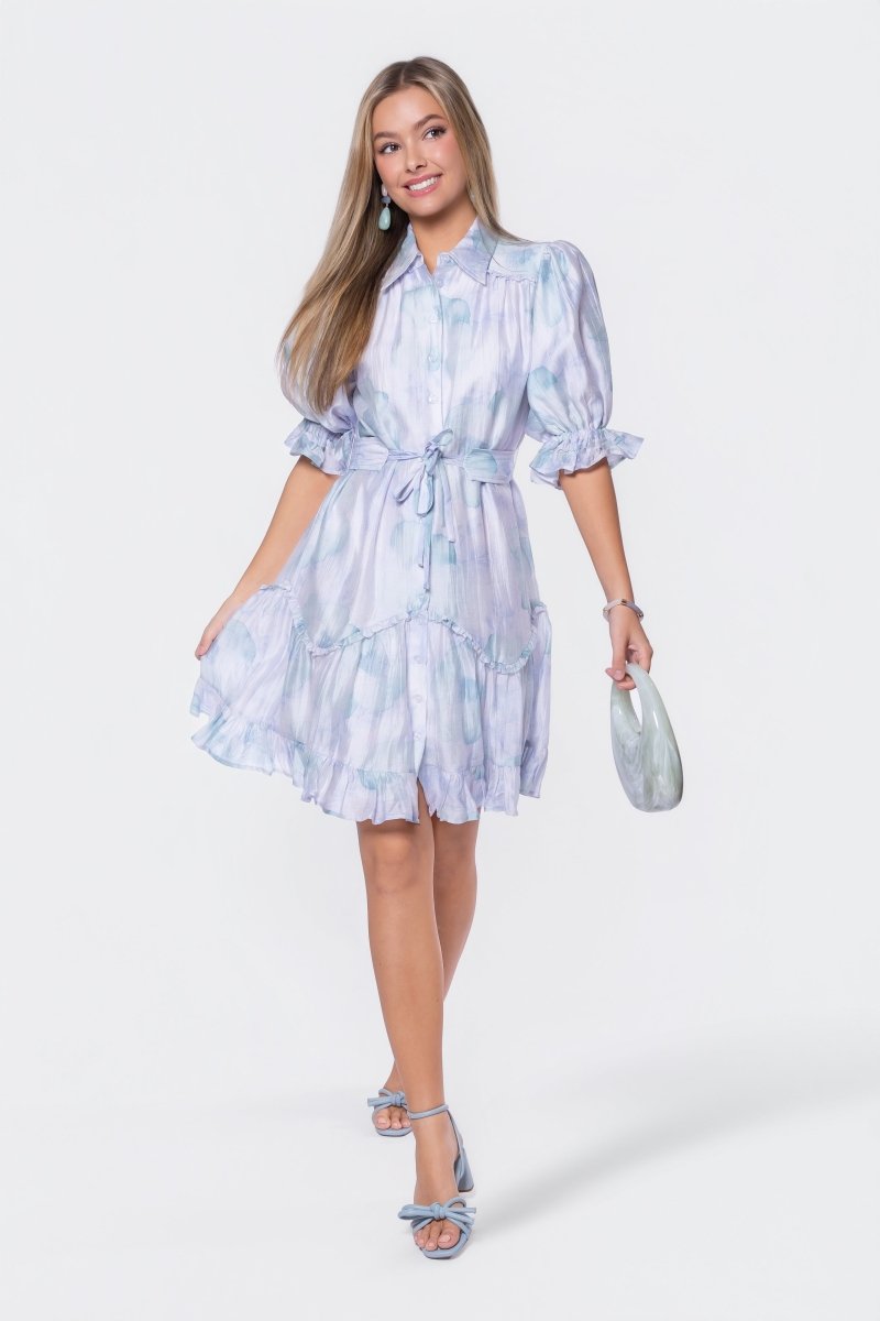 Juni Dress (Green Blue)