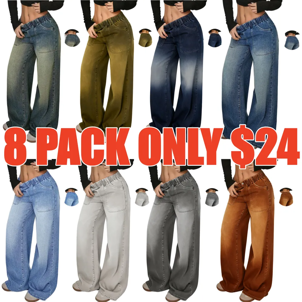 Women's High Waist Loose-Fit Denim Jeans