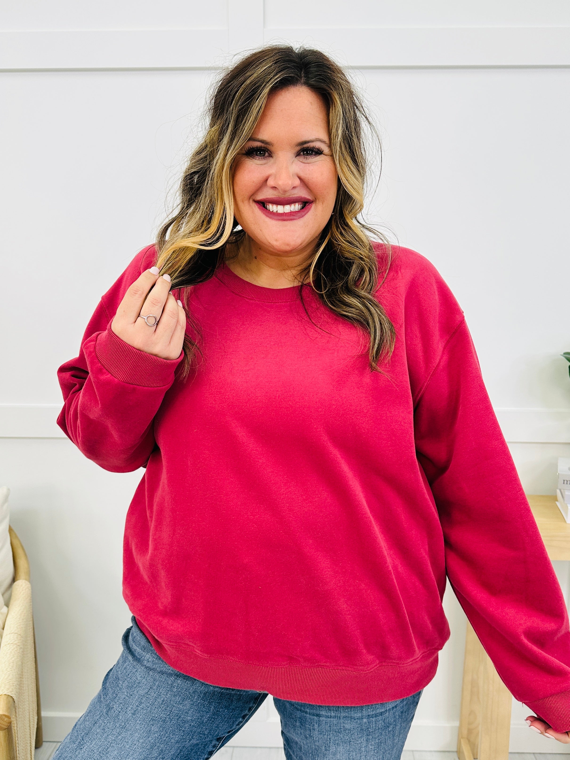 REG/CURVY MOCO Exclusive Basic Babe Pullover- Multiple Colors!