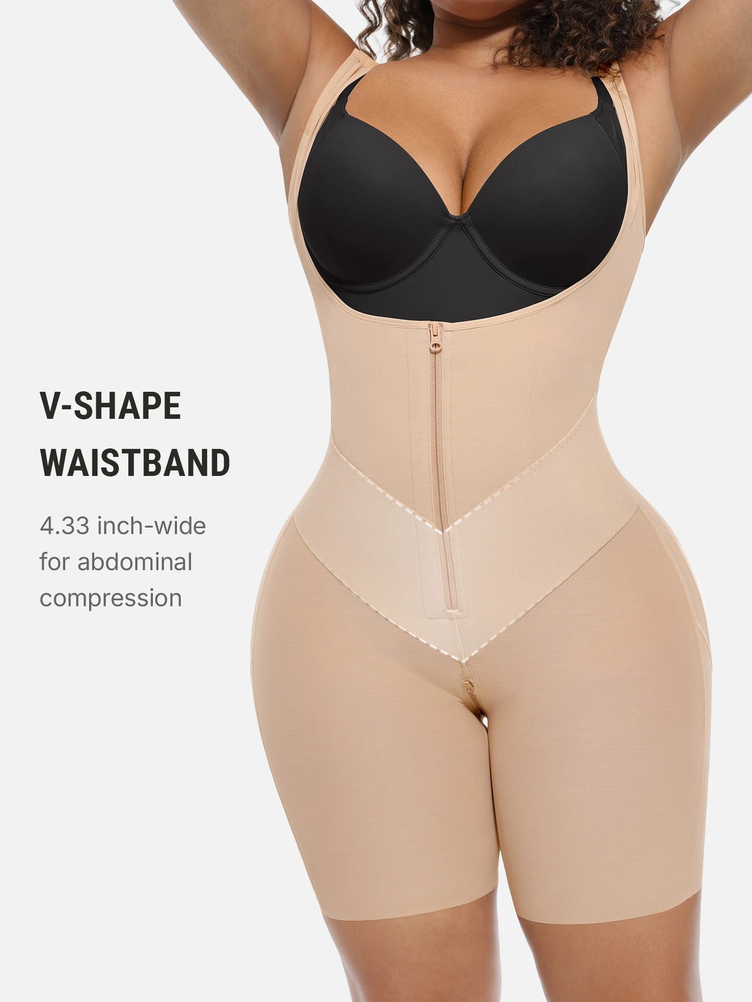 Feelingirl FeelVibe™ U-Shaped Faja Tummy Control Butt Lift Bodysuit