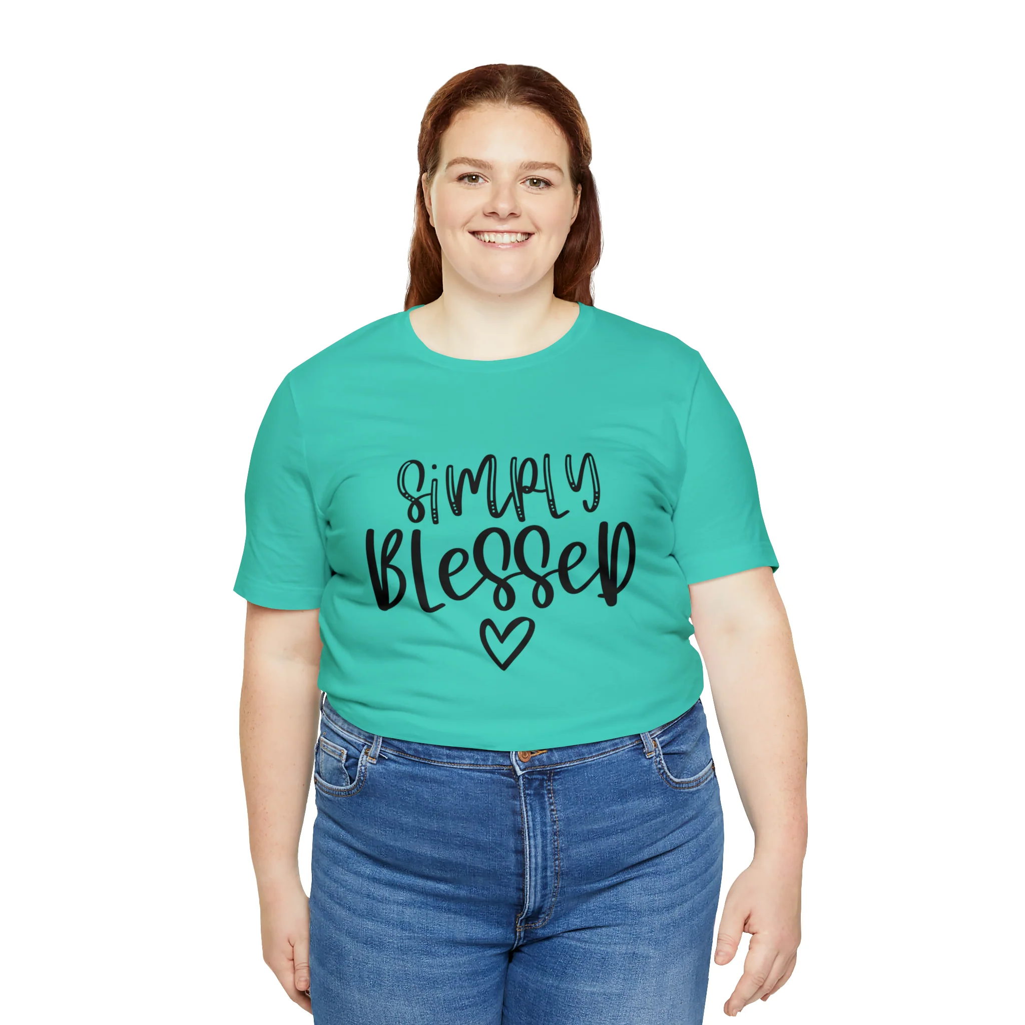 Simply Blessed Unisex Jersey Short Sleeve Tee