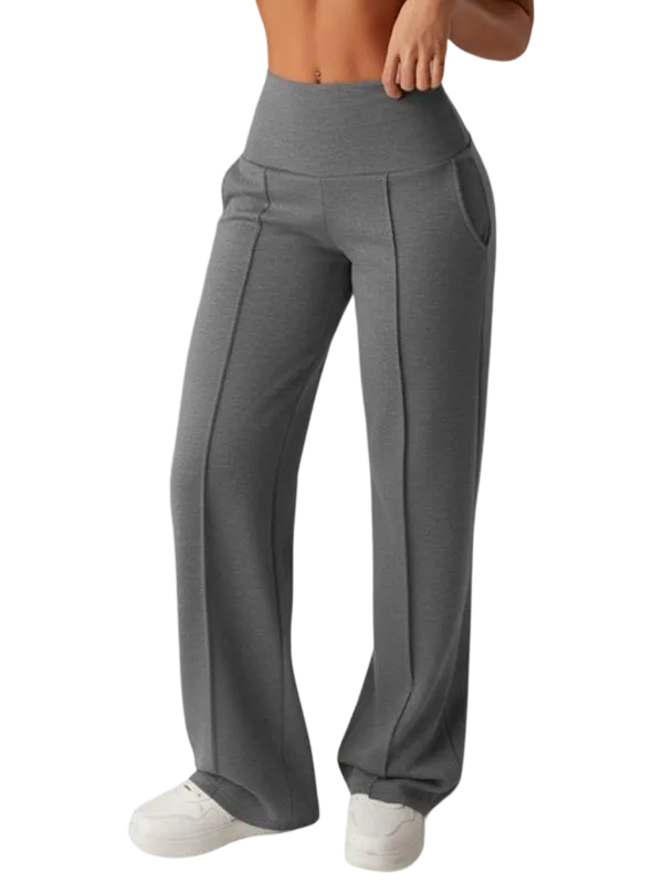 Women's Plain Loose Straight Leg Pants