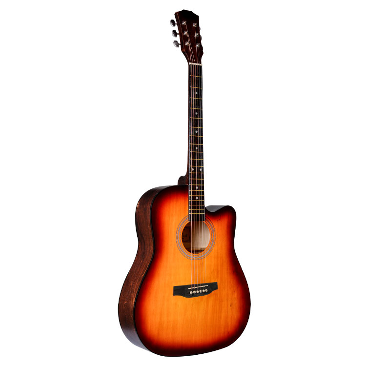Colorful 41 Inch Musical Instrument Acoustic Wood Guitar