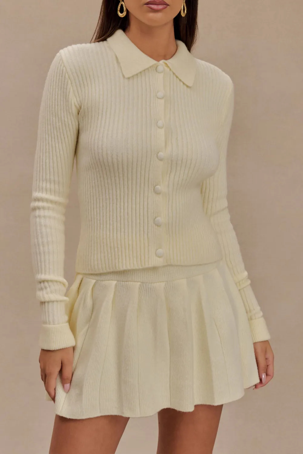 Long Sleeve Button Cardigan