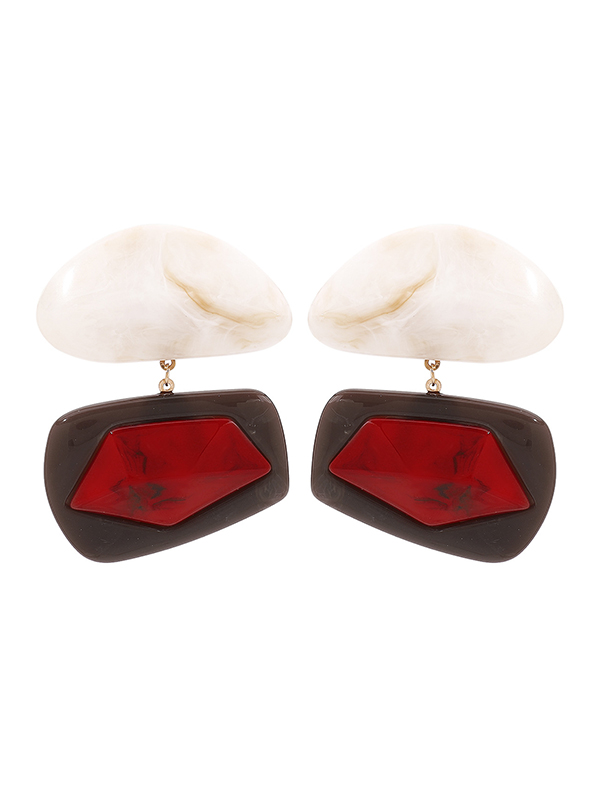 Geometric Drop Earrings