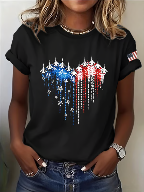 Freedom Fighter Heart Graphic Tee