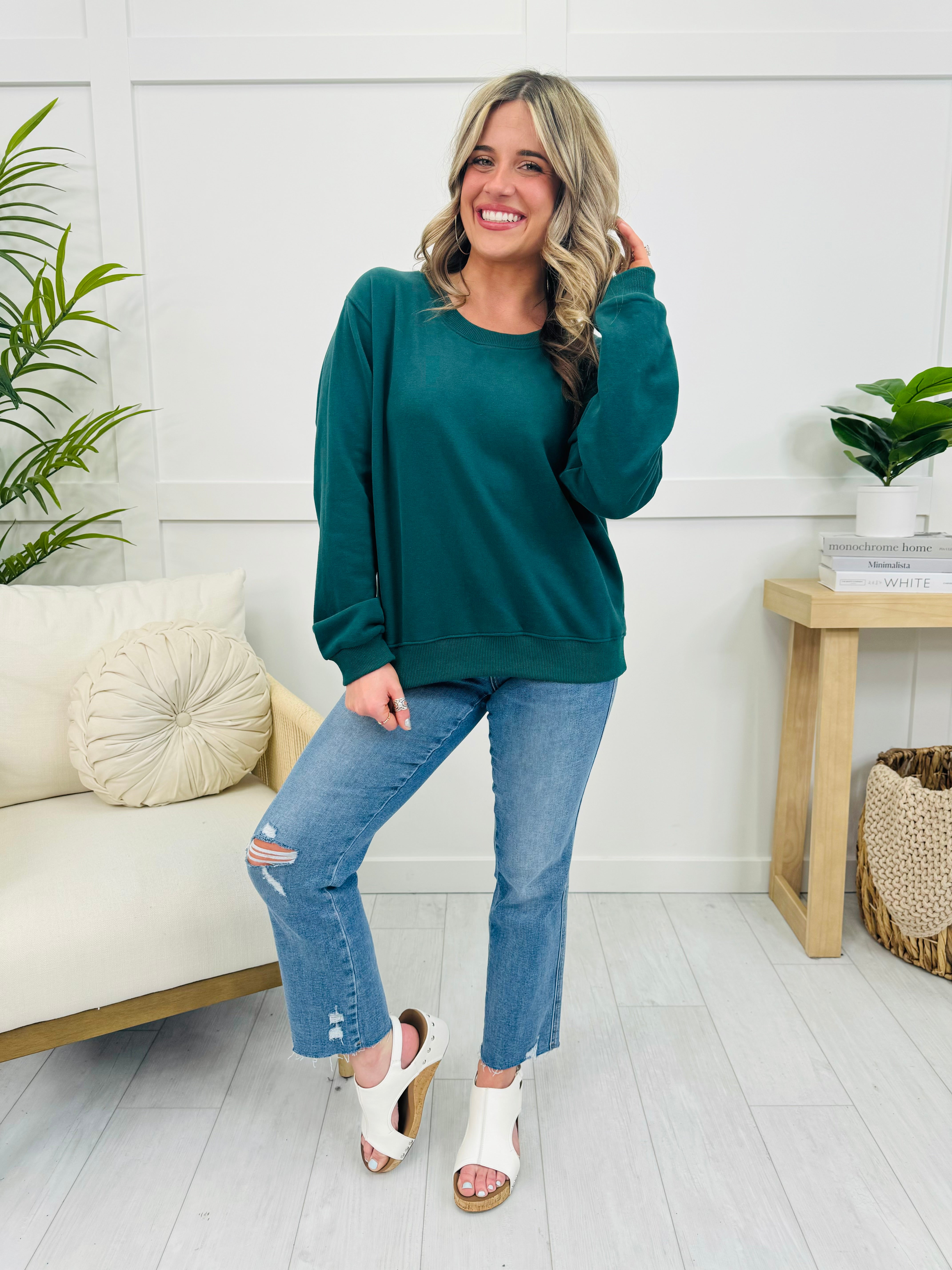 REG/CURVY MOCO Exclusive Basic Babe Pullover- Multiple Colors!