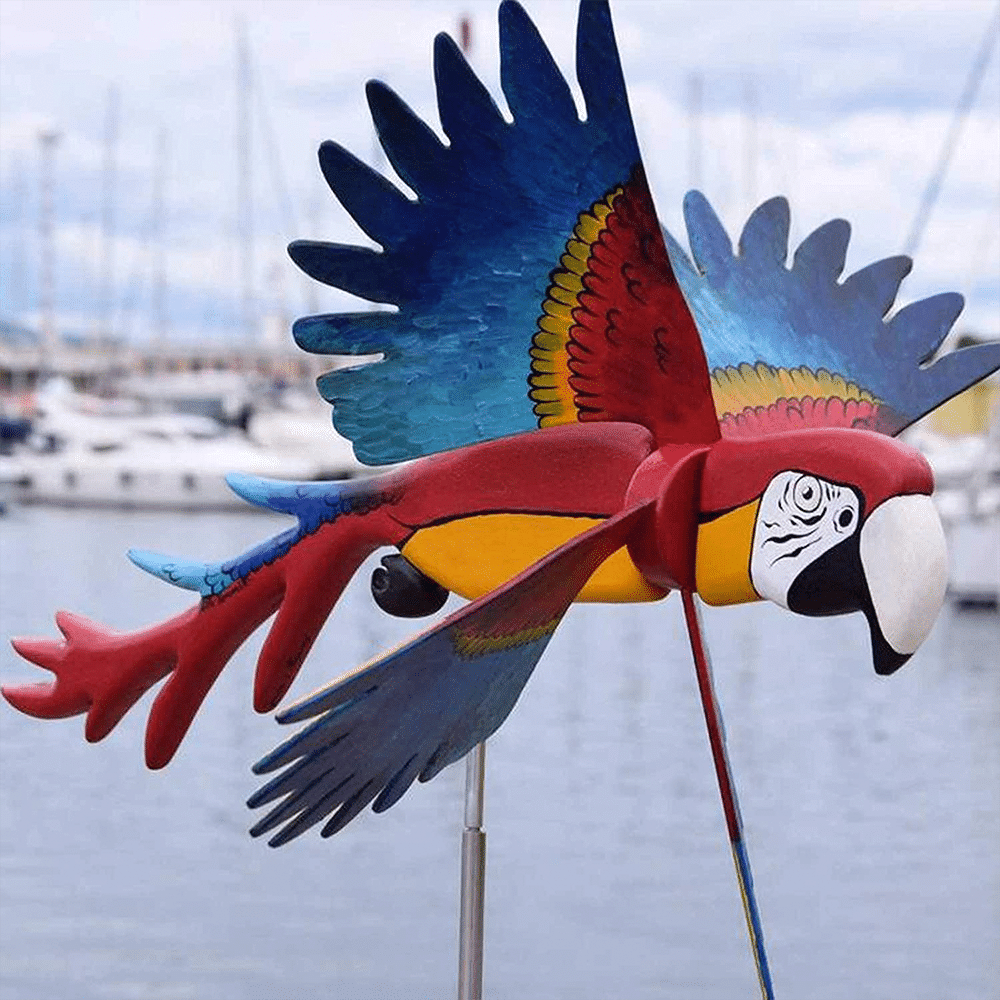 Birds Windmills Parrot & Seagull