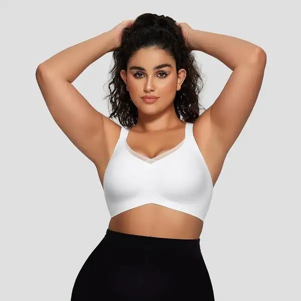 Women Wireless V-Neck Mesh Bralette (Just $3 Each!)