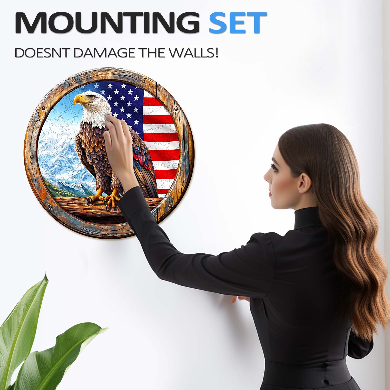 Bald Eagle Wooden Jigsaw Puzzle