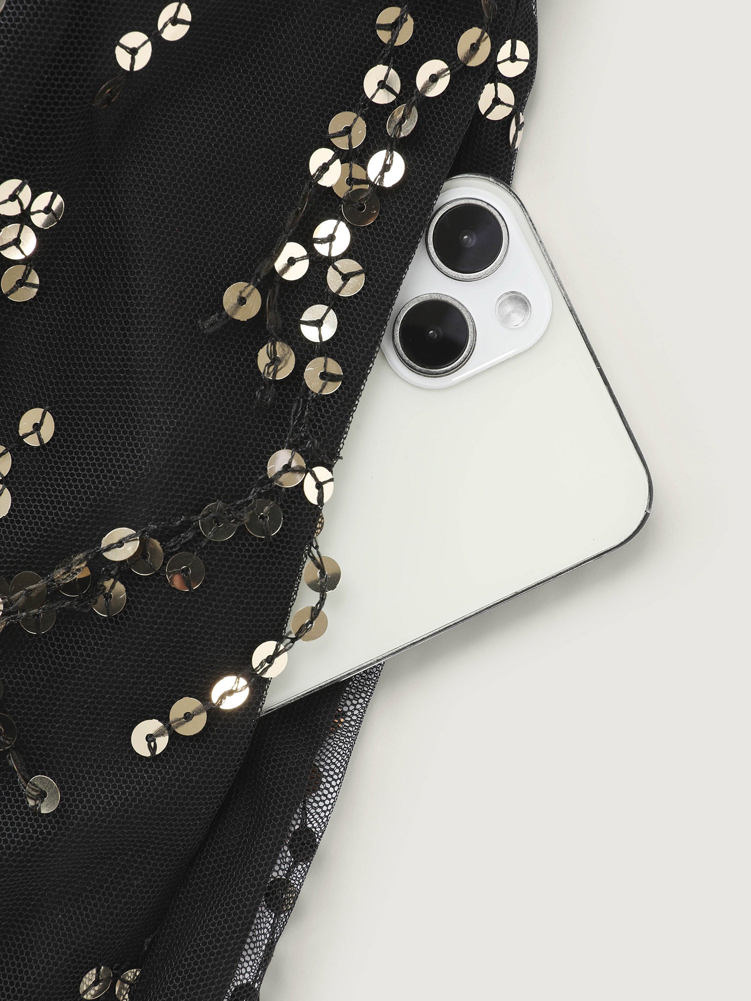 Sequin V-Neck Sleeveless Mini Dress