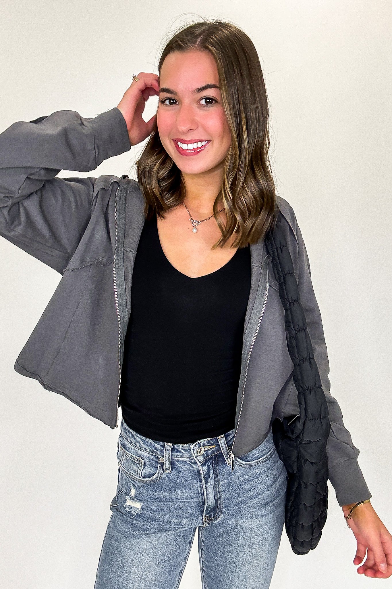 Structured Seam Hoodie