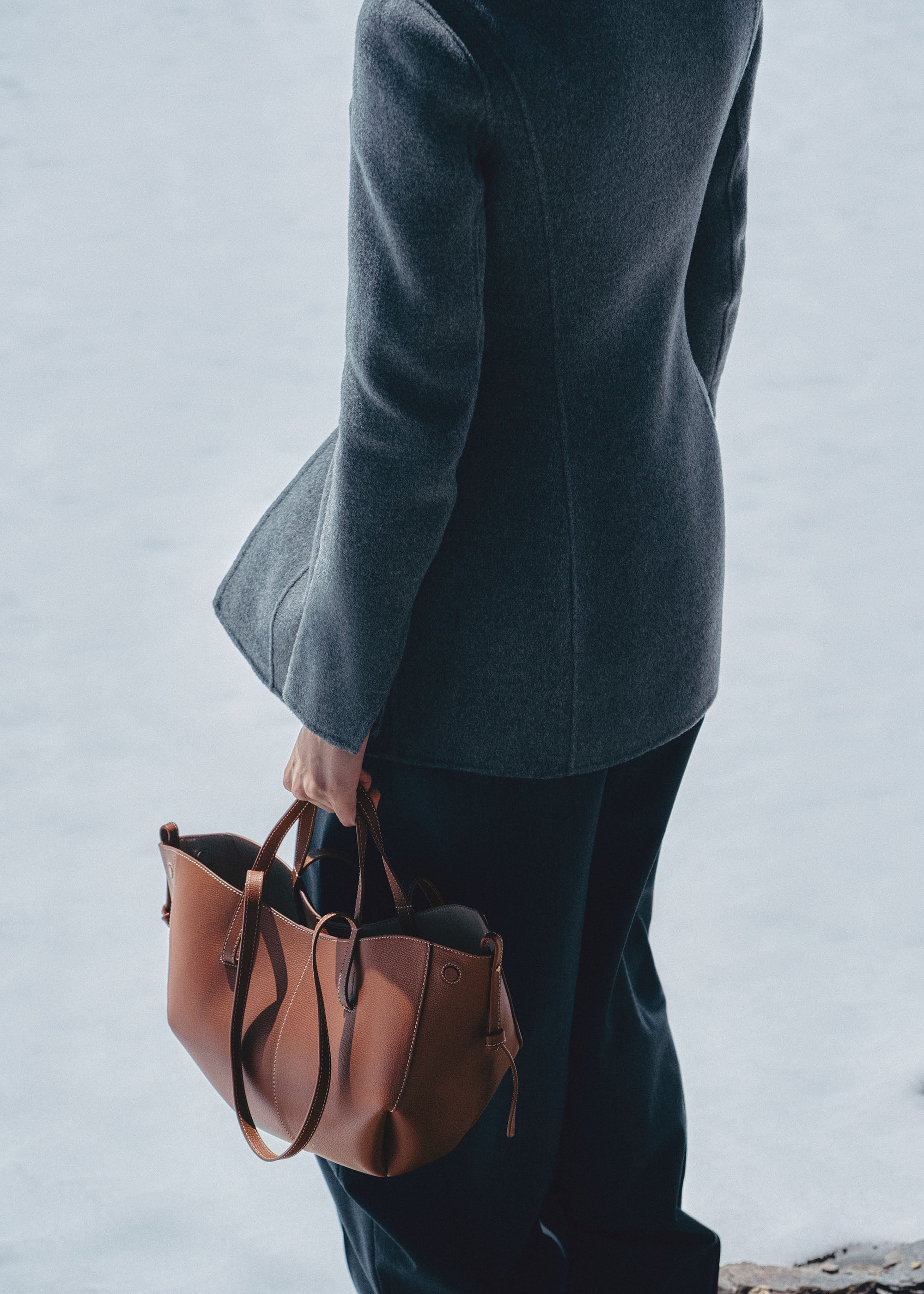 Cyme Mini - Textured Cognac Clearance sale