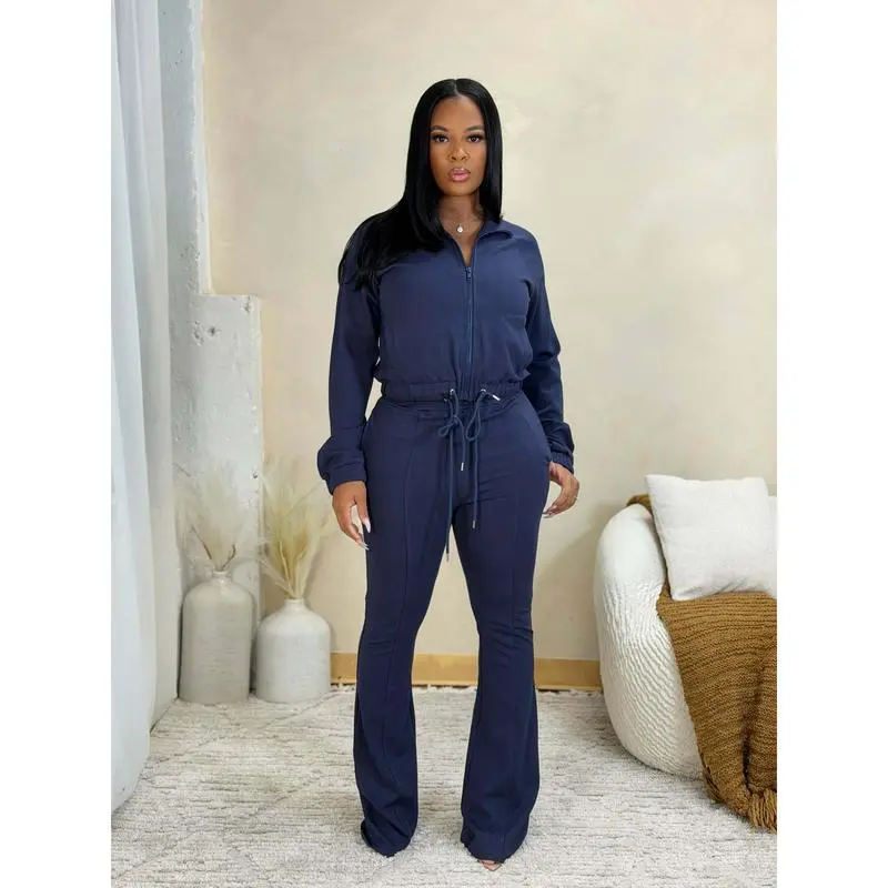 Flare Pants & Jacket Set