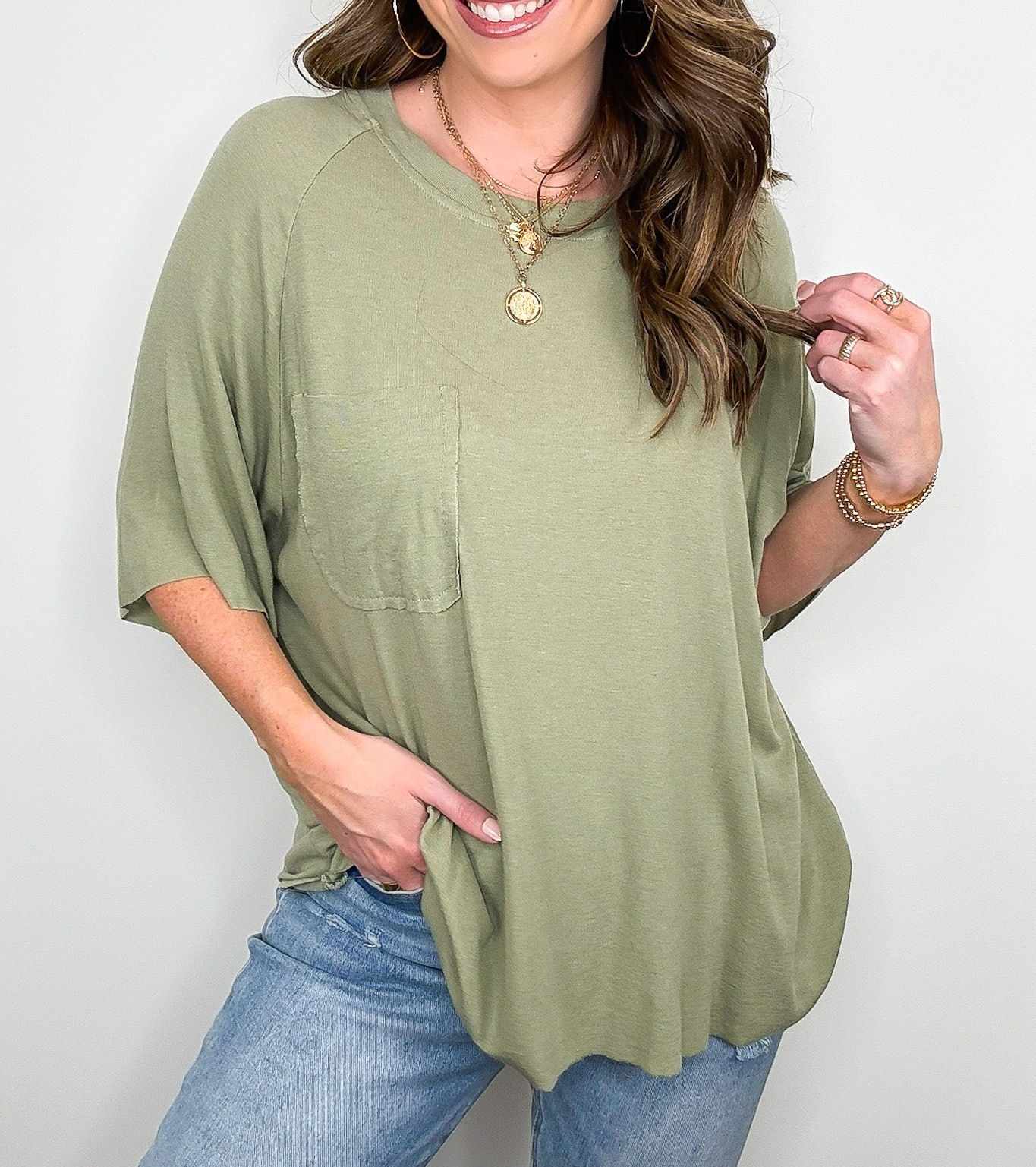 Inspire Me Casual Pocket Tee