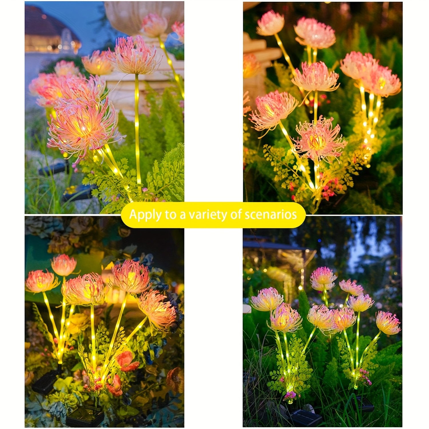 Waterproof Solar Lycoris Radiata Stake Lights