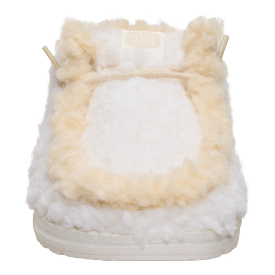 Wendy Slipper - Egret/Wood Ash