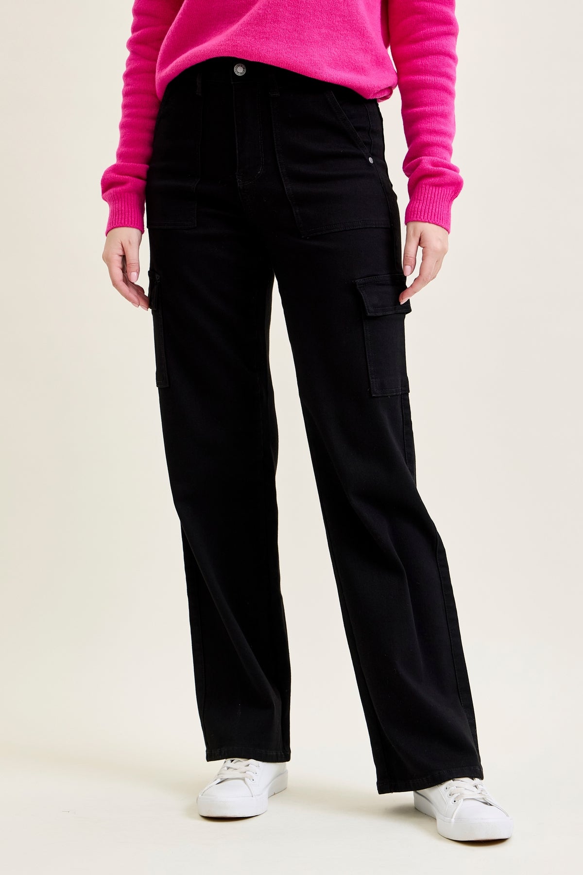 Krystal High Rise Cargo Wide Leg