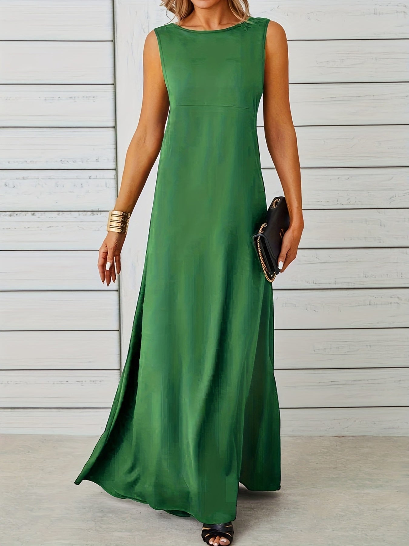 Sleeveless Flowy Maxi Dress