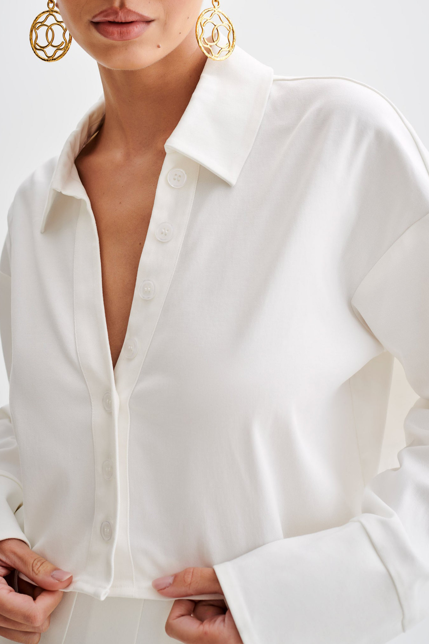 Cotton Button Up Shirt