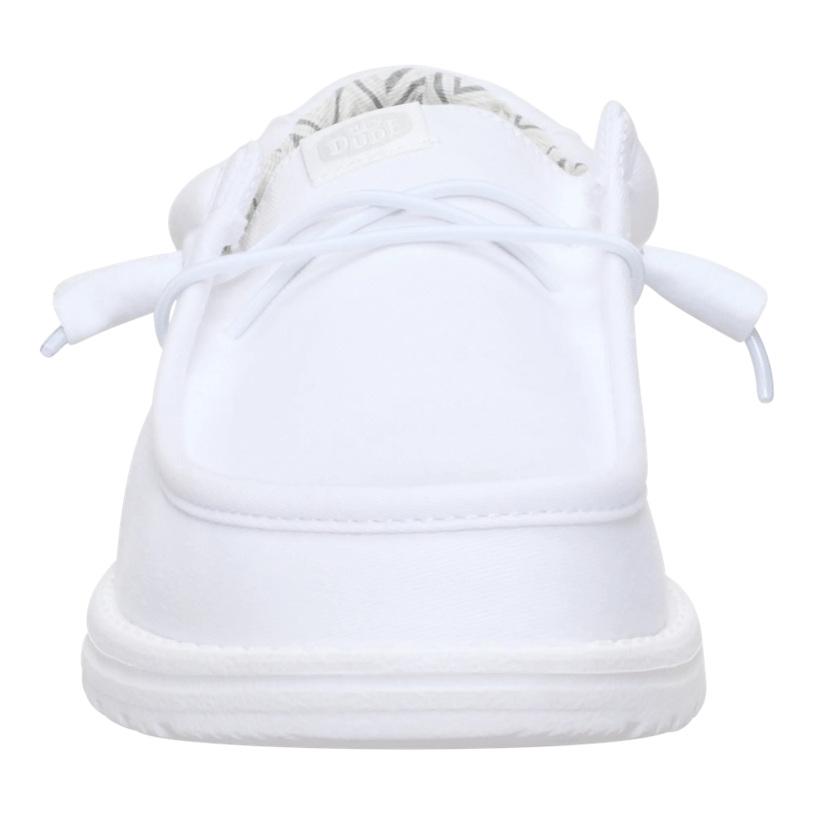 Wally Stretch Canvas - White/White