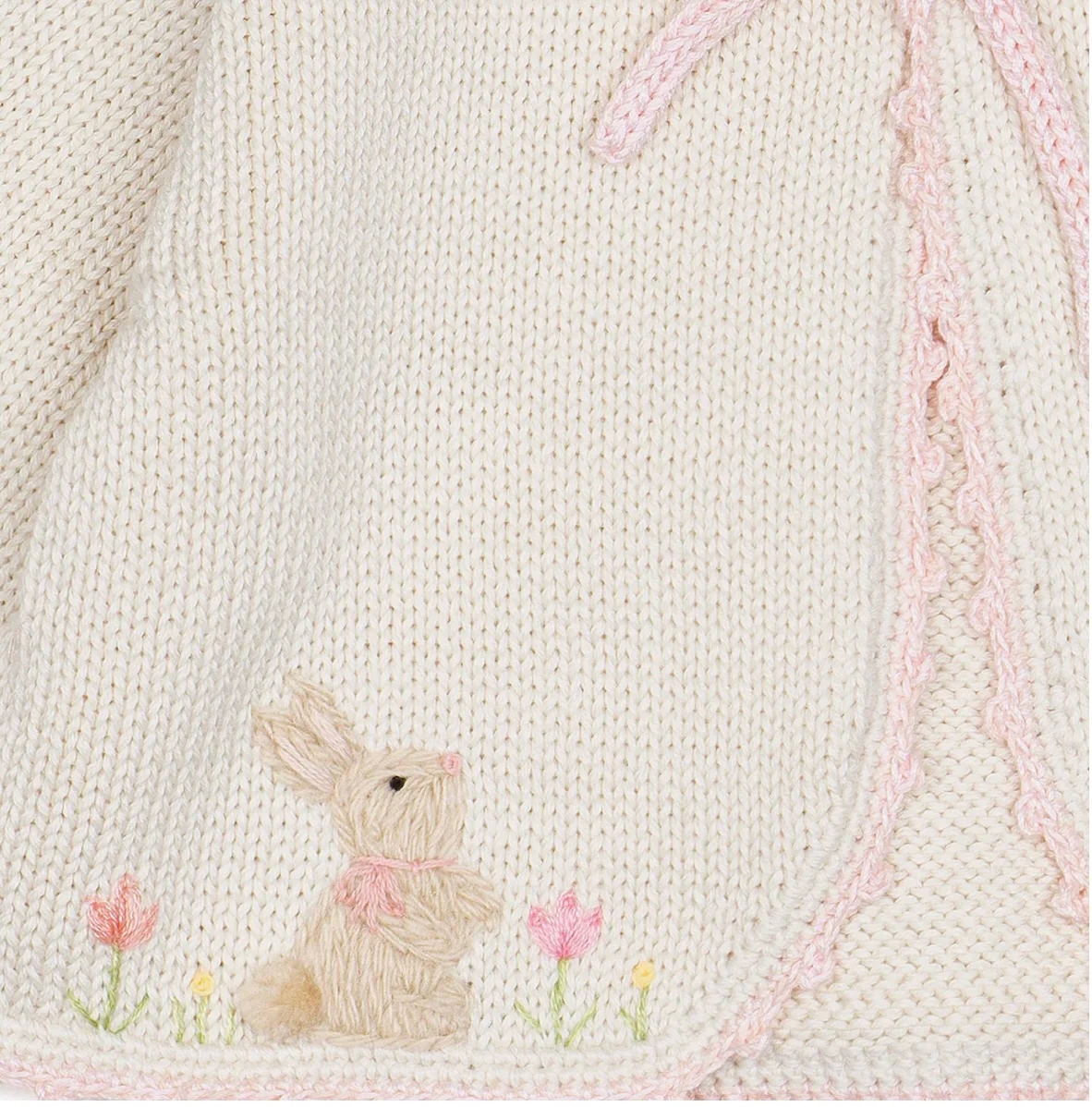 Embroidered Bolero - Pink/Pearl