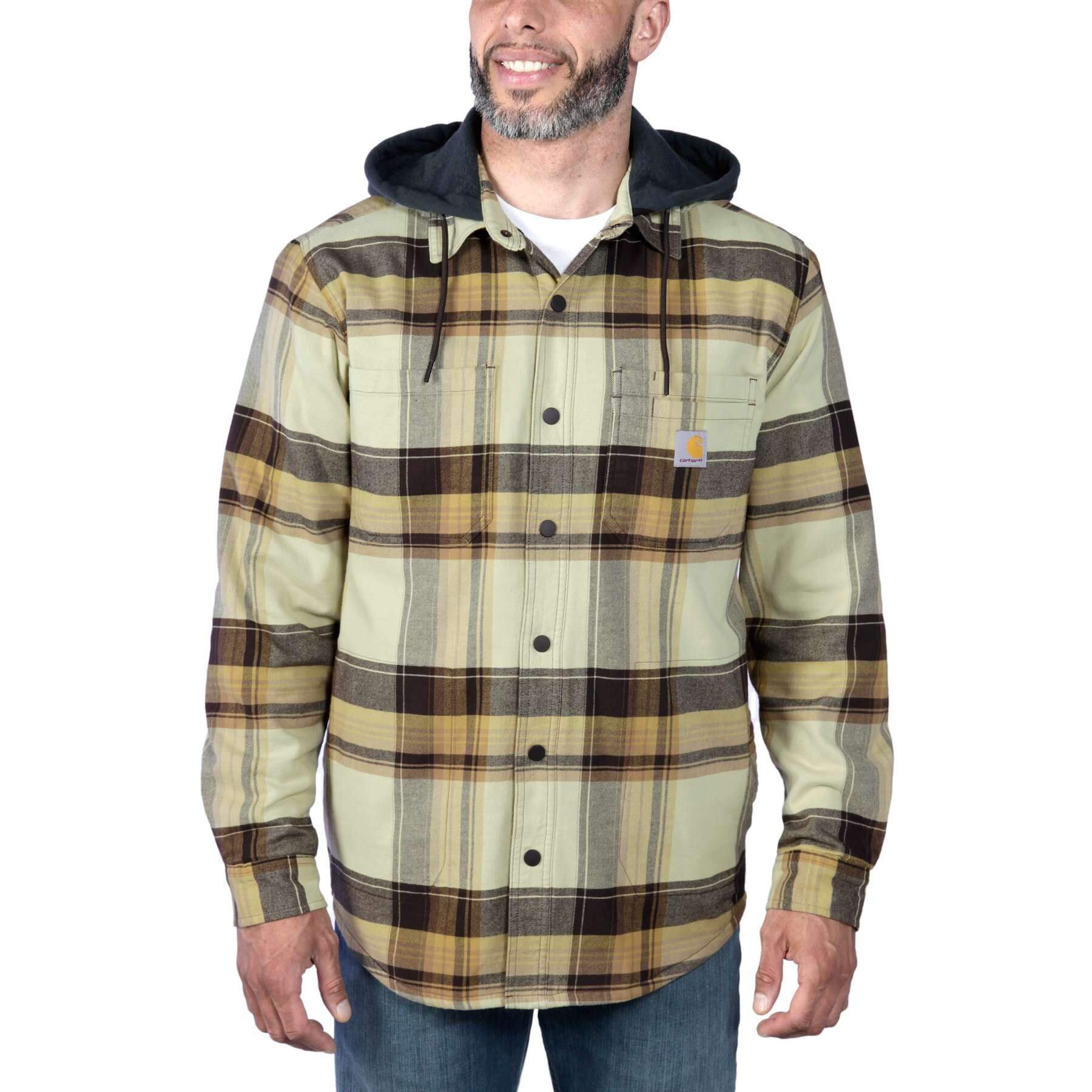 CHT Flannel Sherpa-Lined Relaxed Fit Shirt Jacket 105938